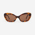 Squaure slightly cat eyed Acetate Women's Sunglasses 21A8087
